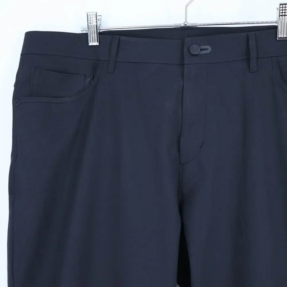 PUBLIC REC Dealmaker Performance Straight Pants Black Chino Men's 38X30